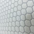 Hexagonal Air Layer Lightweight Polyester Fabric Plain Style 350GSM Weight