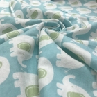 100% Cotton Flannel Baby Blanket 75cm * 120cm Cartoon Design Bale Packing