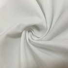 White Polyester Fabric Clothing Dacron Polyester Poplin 45 X 45 Yarn Count