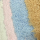 Bed Sheeting Thick Polyester Fabric Knitted Style With Custom Design Solid Color