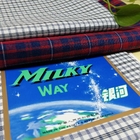 100% Polyester Yarn Dyed  Check Fabric For Uniform 300Dx300D Width 57/58"