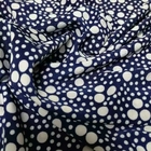 Screen Print Polyester Spandex Fabric With Dots Design