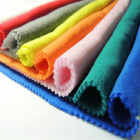 Solid Dyed Polyester Brushed French Terry Fleece Fabric For Hoodies
