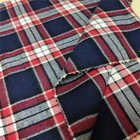 Breathable Cotton 32X32 Yarn Dyed Plaid Cotton Fabric Grid Pattern