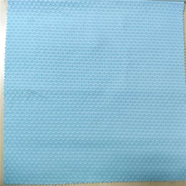 257GSM Cotton Dyed Fabric Light Blue Environmentally Friendly Dyeing