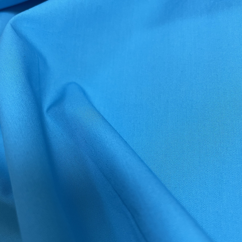108GSM Blue Plain 100% Cotton Dyed Fabric 57/58" Width